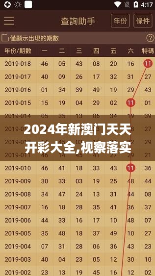 2024年新澳门天天开彩大全,视察落实解释解答_潮流集38.876